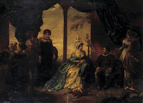 Sancho Panza and the Duchess, , Robert Smirke