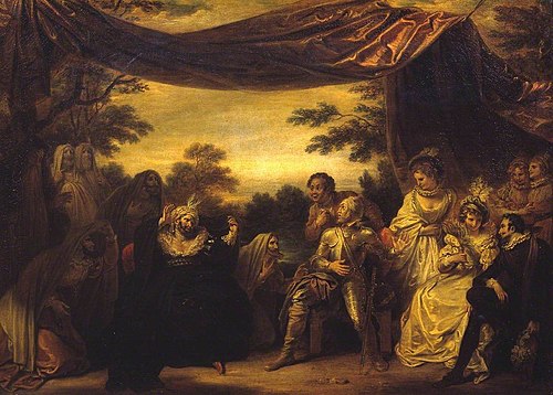 The Afflicted Matron, the Countess Trifaldi, from ‘Don Quixote’, , Robert Smirke