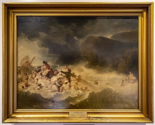The wreck of the 'Grosvenor', 1792, Robert Smirke