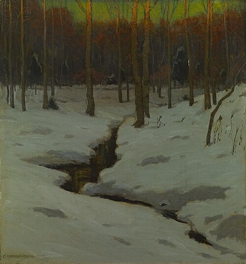 Winter Woods, 1900, Charles Warren Eaton