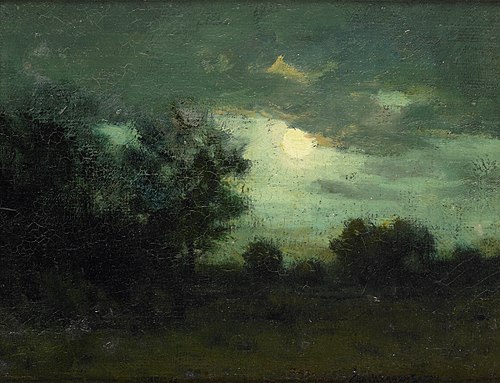 Moon over the Forest, 1895, Charles Warren Eaton