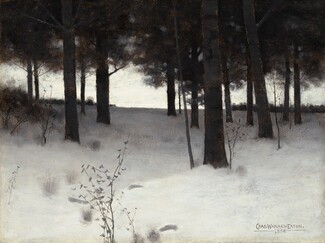 Woods in Winter, 1886, Charles Warren Eaton