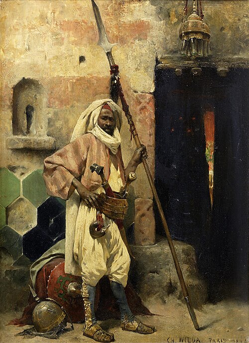 The Palace Guard, 1884, Charles Wilda