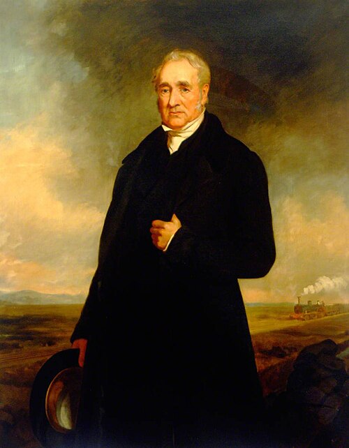 George Stephenson (1781–1848) (copy after John Lucas), , Charles William Mitchell