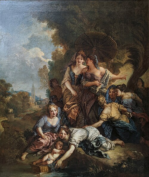 Moïse sauvé des eaux, 1701, Charles de La Fosse