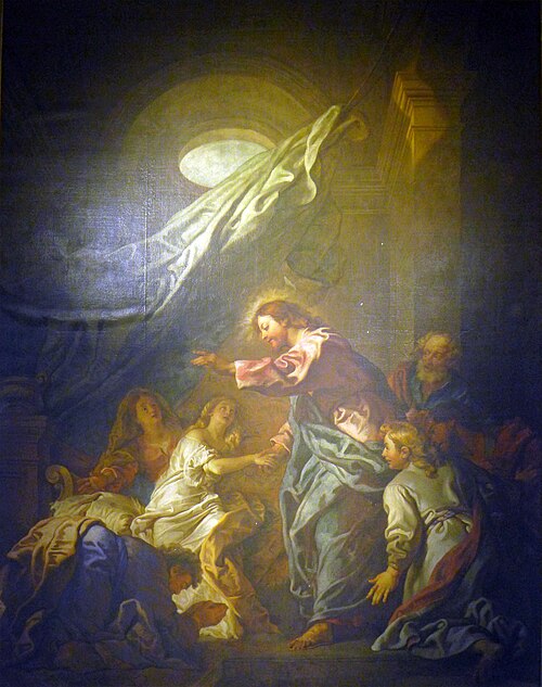 Jésus ressuscitant la fille de Jaïr, 1680, Charles de La Fosse