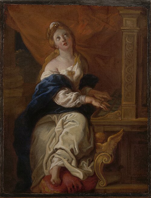 Saint Cecilia, 1700, Charles de La Fosse