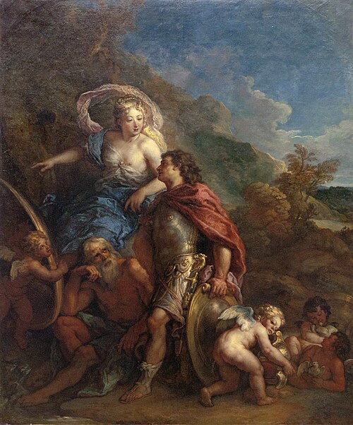 Vénus présentant des armes à Enée, 1690, Charles de La Fosse