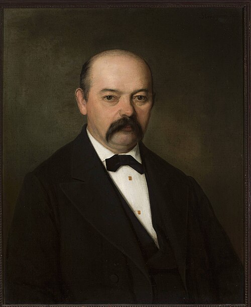 Portrait of Michał Rola Woszczyński, 1875, Mikołaj Strzegocki