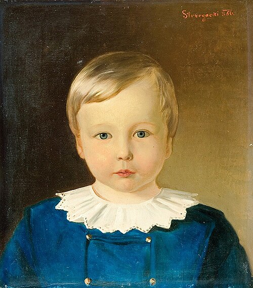 Portret chłopczyka, 1856, Mikołaj Strzegocki