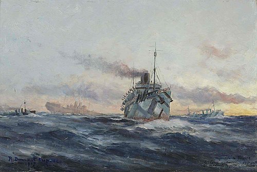 Au large des côtes de Tunisie en 1917, 1917, Robert Dumont-Duparc
