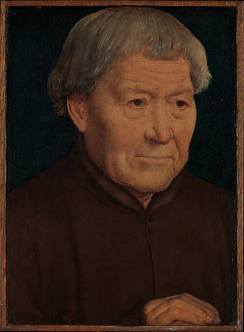 Portrait d'un homme âgé, 1475, Hans Memling