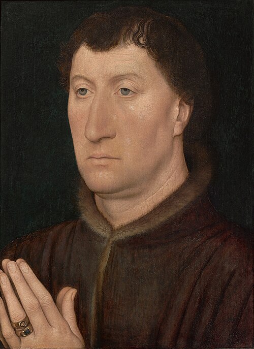 Portrait de Gilles Joye, 1472, Hans Memling