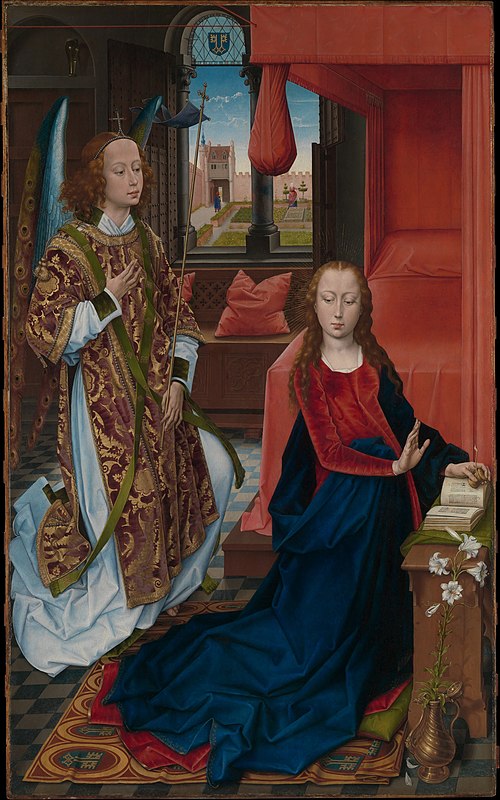 L'Annonciation, 1465, Hans Memling