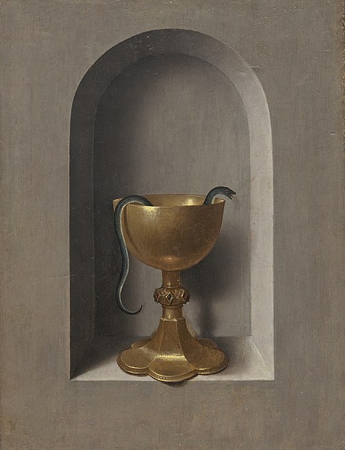 Chalice of Saint John the Evangelist [reverse], 1470, Hans Memling