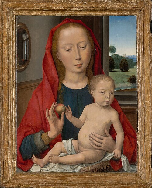 Vierge à l'Enfant (Chicago), 1485, Hans Memling