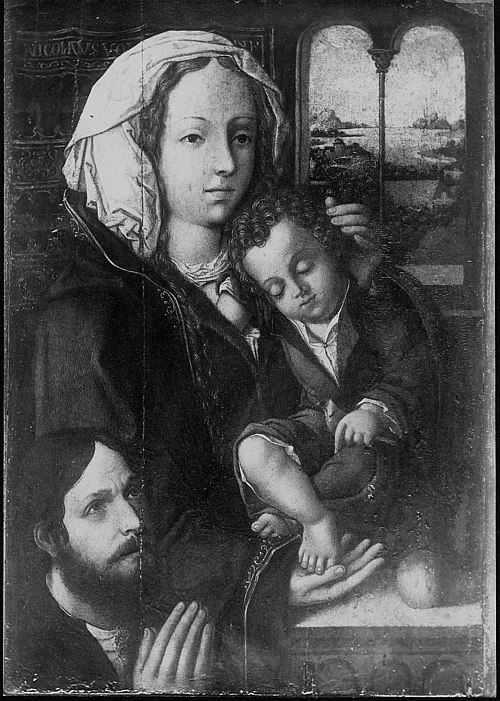 Virgin and Child with a Donor, , Hans Memling