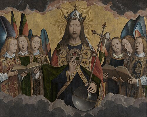 Christ with Singing Angels, 1400, Hans Memling