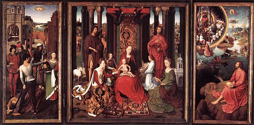 Le Mariage mystique de sainte Catherine (Hans Memling), 1470, Hans Memling