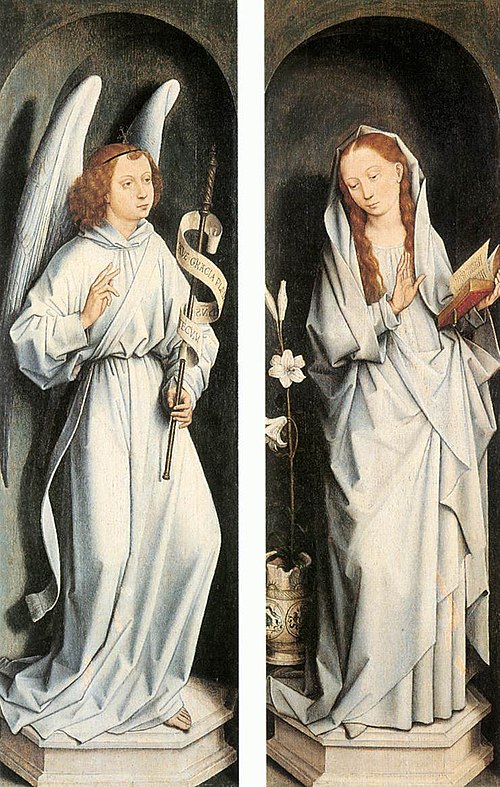 Annunciation, 1467, Hans Memling