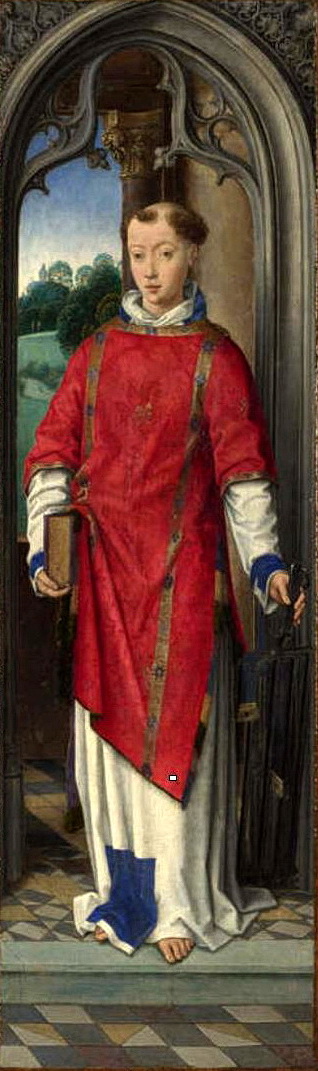Saint Lawrence, 1480, Hans Memling