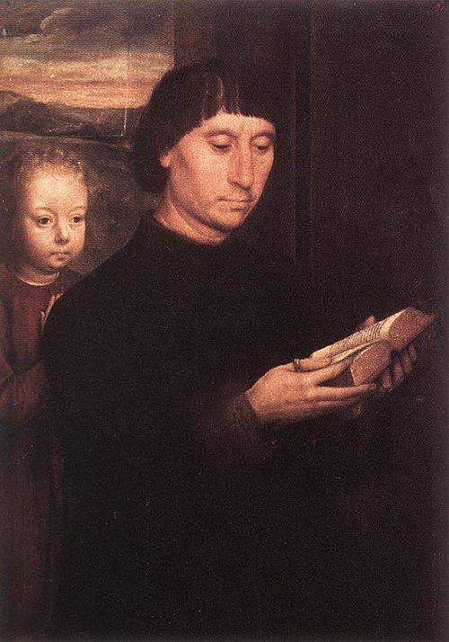 Portrait of a Male Donor, 1490, Hans Memling