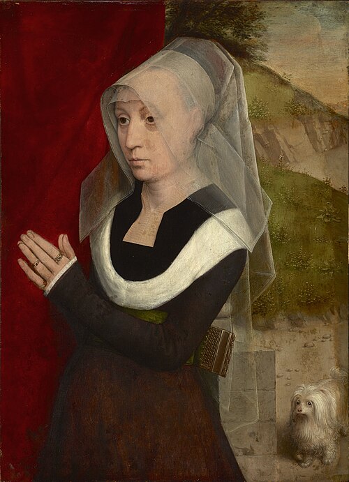 Portrait of a Female Donor, 1490, Hans Memling