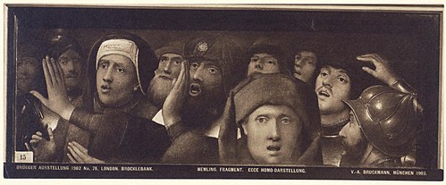 Les Juifs demandant la condamnation du Christ, 1485, Hans Memling