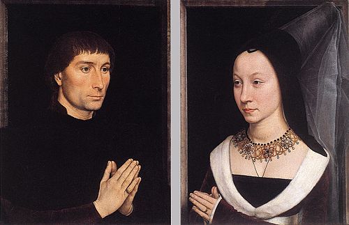 Diptyque de Tommaso Portinari et de sa femme, 1470, Hans Memling