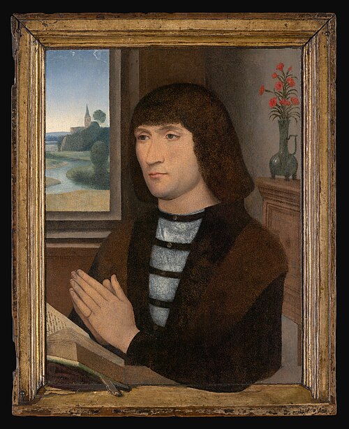 Portrait of a Man in Prayer, 1485, Hans Memling