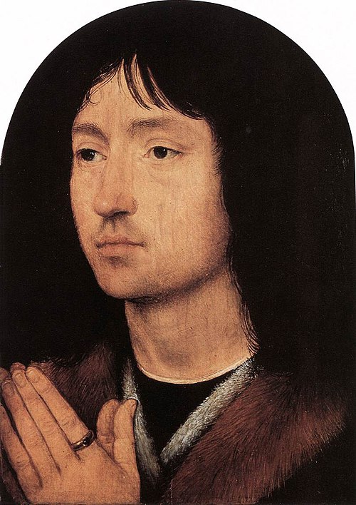 An Unknown Man in Prayer, 1485, Hans Memling