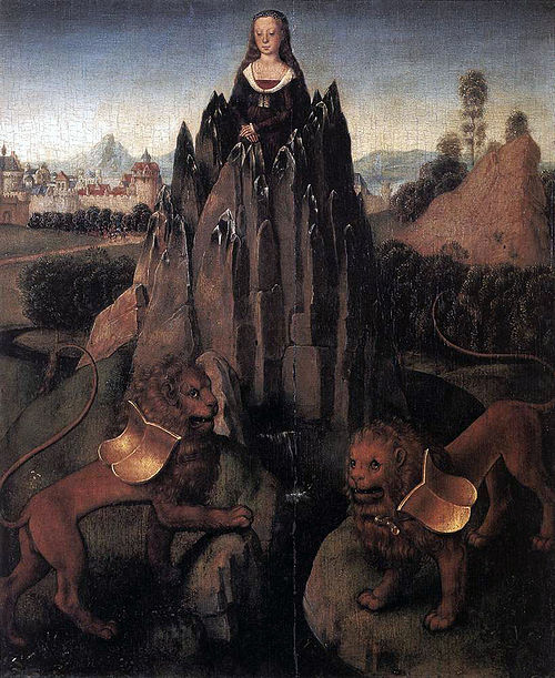Allegory of Chastity, 1480, Hans Memling