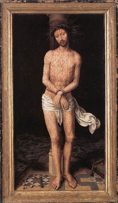 Christ at the Column, 1500, Hans Memling