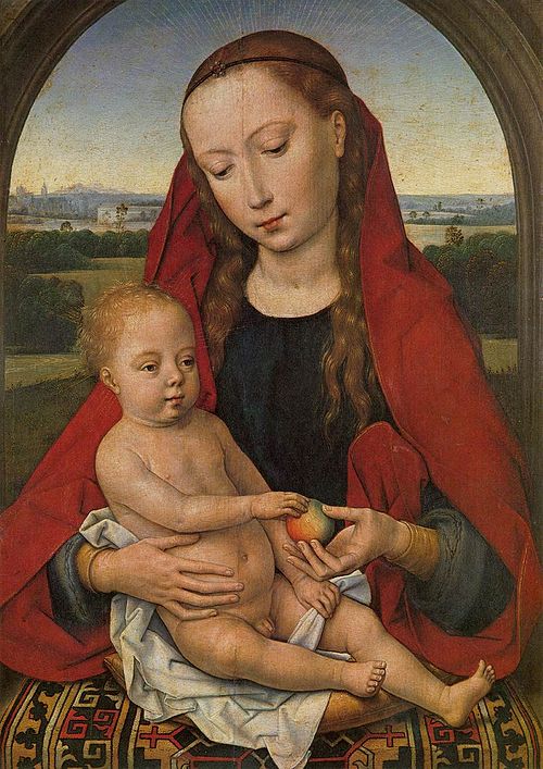 Vierge à l'Enfant., 1485, Hans Memling