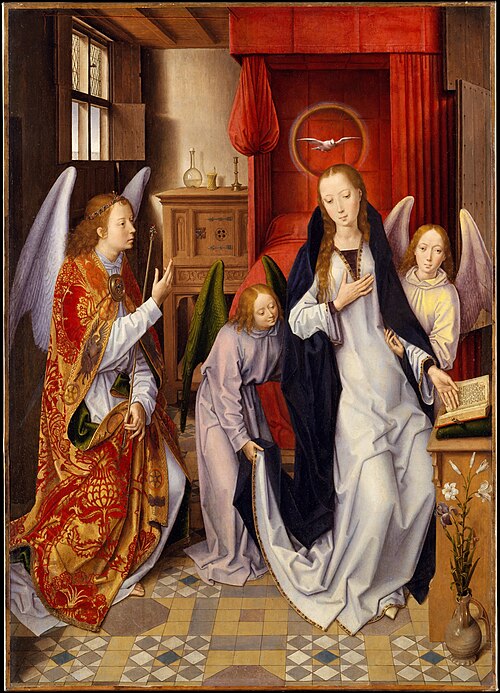 L'Annonciation, 1480, Hans Memling