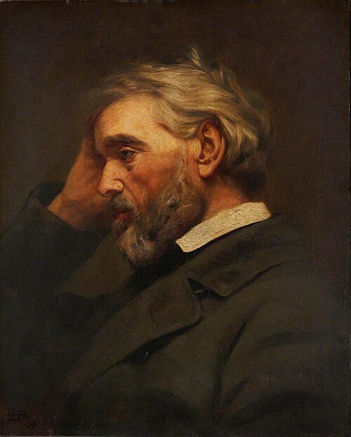 Thomas Carlyle (1795-1881) (after photographers Elliot and Fry), 1869, James Archer