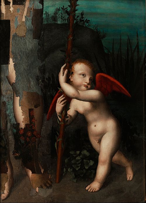 Cupid with a myrtle, 1593, Aurelio Luini