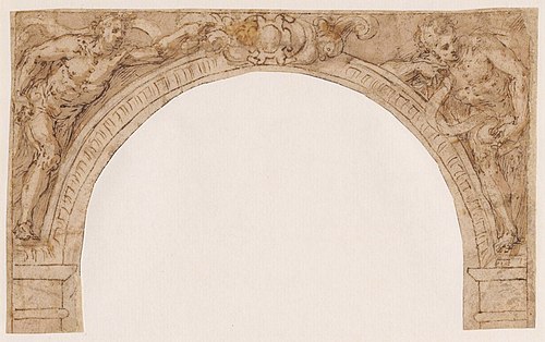 Łuk z dekoracją figuralną, 1501, Aurelio Luini