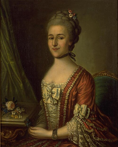 Portrait of Eliseba de Pinto, 1768, Pierre Jouffroy