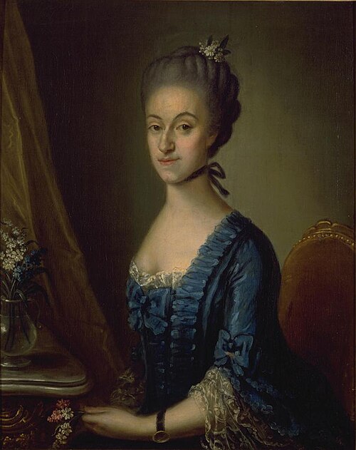 Portrait of Esther Lopes Suasso (1739-1821), 1768, Pierre Jouffroy
