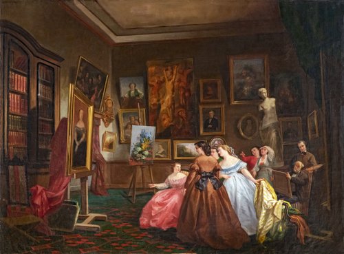 L'atelier du peintre, , Gabriel Durand
