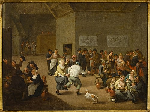 Zabawa w karczmie, , Mattheus van Helmont