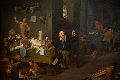 The Alchemist, 1650, Mattheus van Helmont