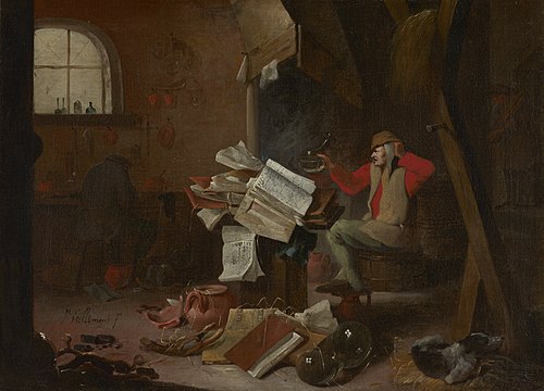 An Alchemist at Work, 1650, Mattheus van Helmont