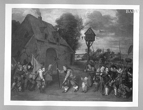 Children playing soldiers, 1658, Mattheus van Helmont