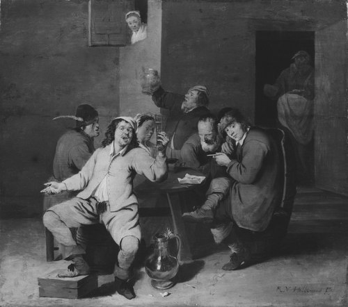 Peasants in a Beer-house, , Mattheus van Helmont