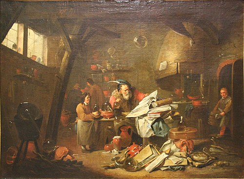 L'alchimiste, 1658, Mattheus van Helmont