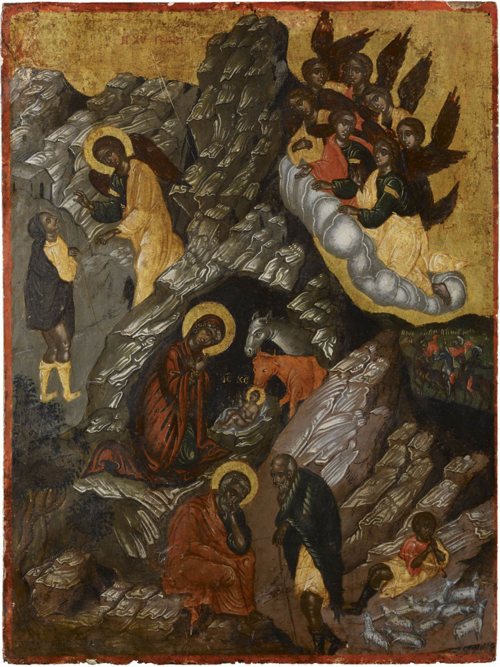 The Nativity Story (K. Tzanes), 1670, Konstantinos Tzanes