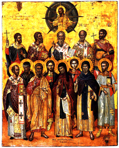 The Saints of the 22nd of January (K. Tzanes), , Konstantinos Tzanes