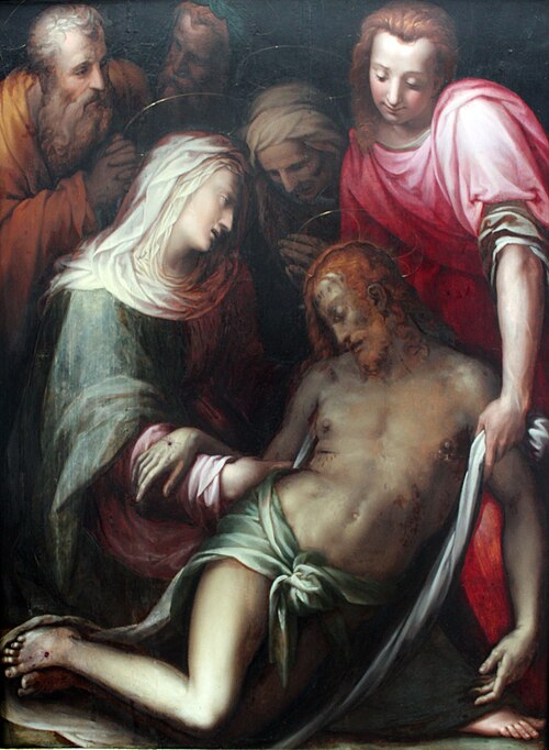 The Descent from the Cross, 1594, Francesco Morandini